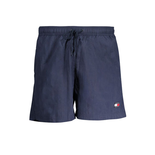 Tommy Hilfiger – Blaue Nylon-Bademode