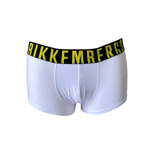 Bikkembergs Herren-Boxershorts aus weißer Baumwolle