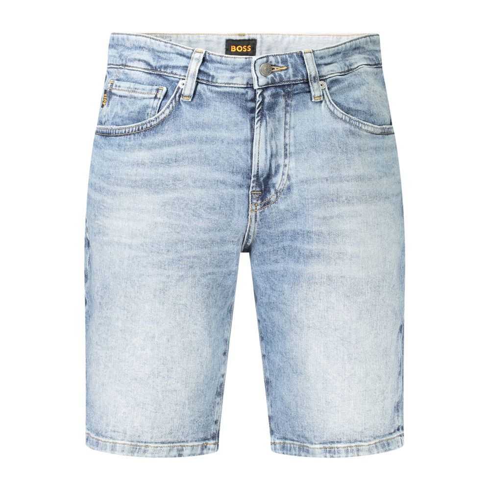 Hugo Boss – Blaue Baumwollshorts