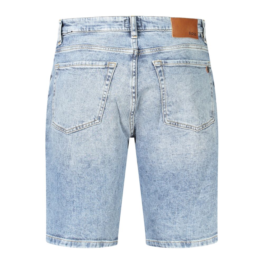 Hugo Boss – Blaue Baumwollshorts