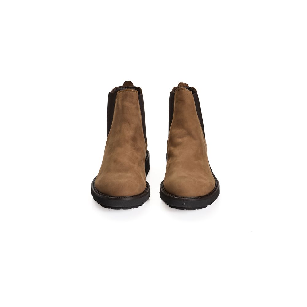 Roberto Pepe Luxus-Herrenstiefel aus braunem Kalbsleder