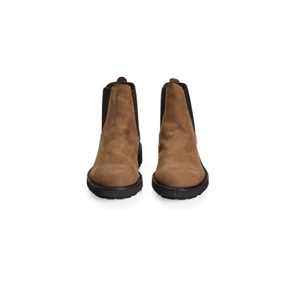 Roberto Pepe Luxus-Herrenstiefel aus braunem Kalbsleder