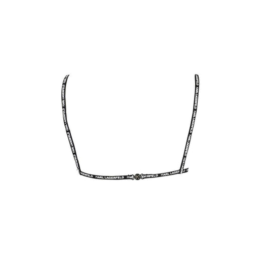 Karl Lagerfeld – Schwarze Bademode aus Elastan