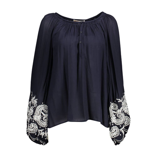 Blaues Viskosehemd Kocca