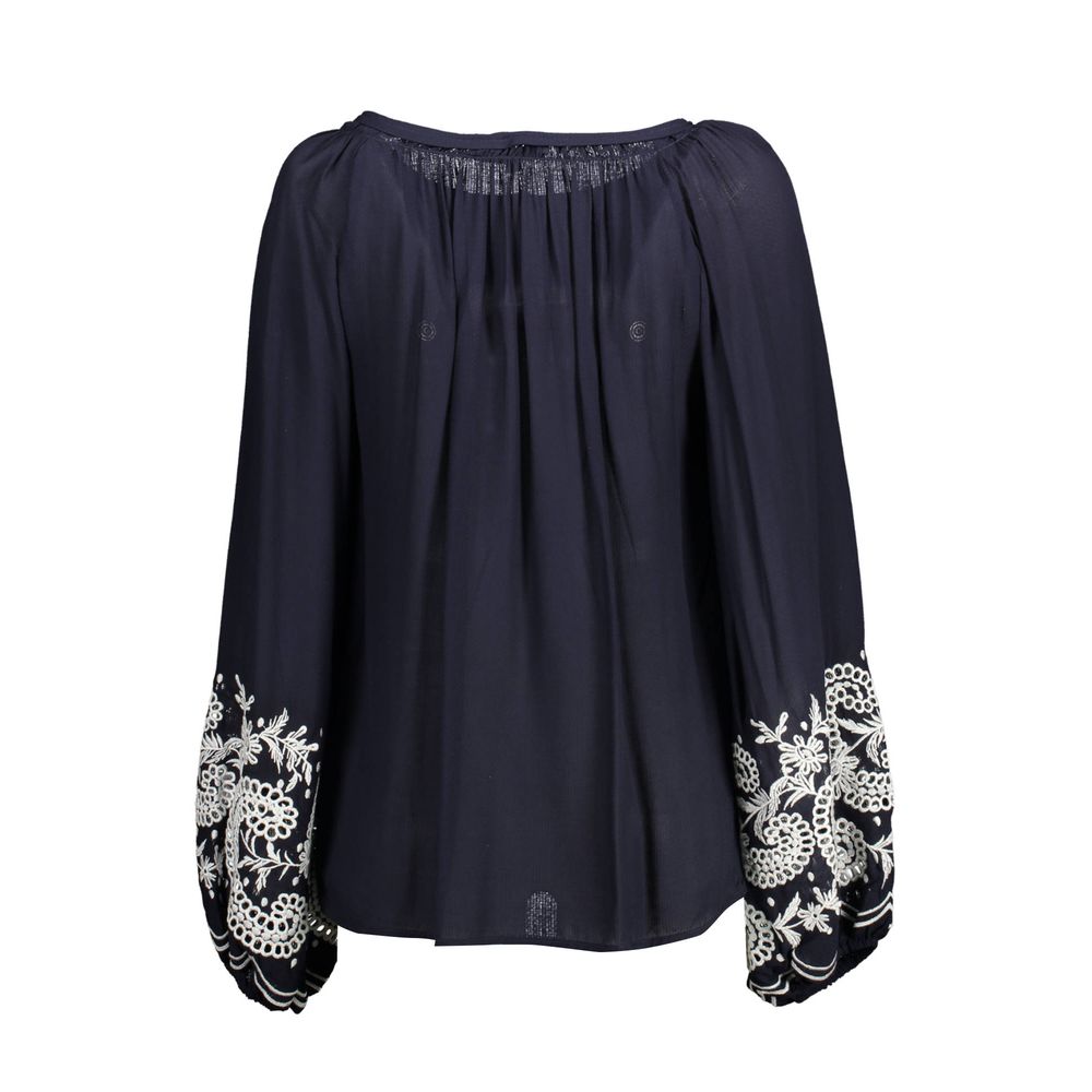 Blaues Viskosehemd Kocca