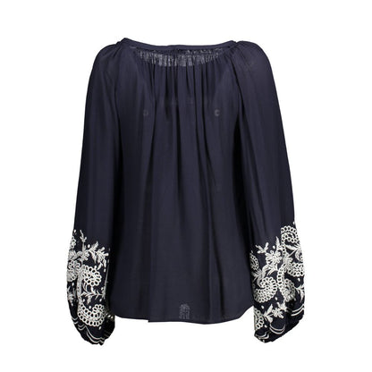 Blaues Viskosehemd Kocca