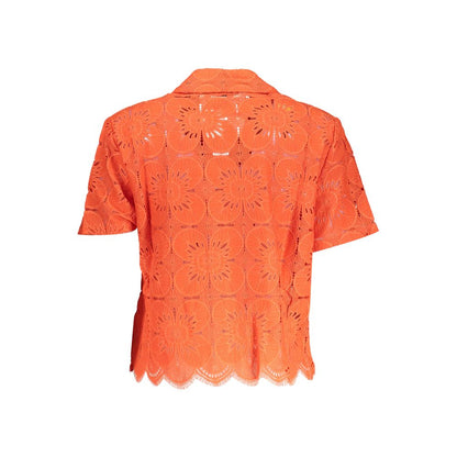 Desigual Orange Baumwollhemd