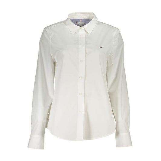 Tommy Hilfiger – Weißes Baumwollhemd