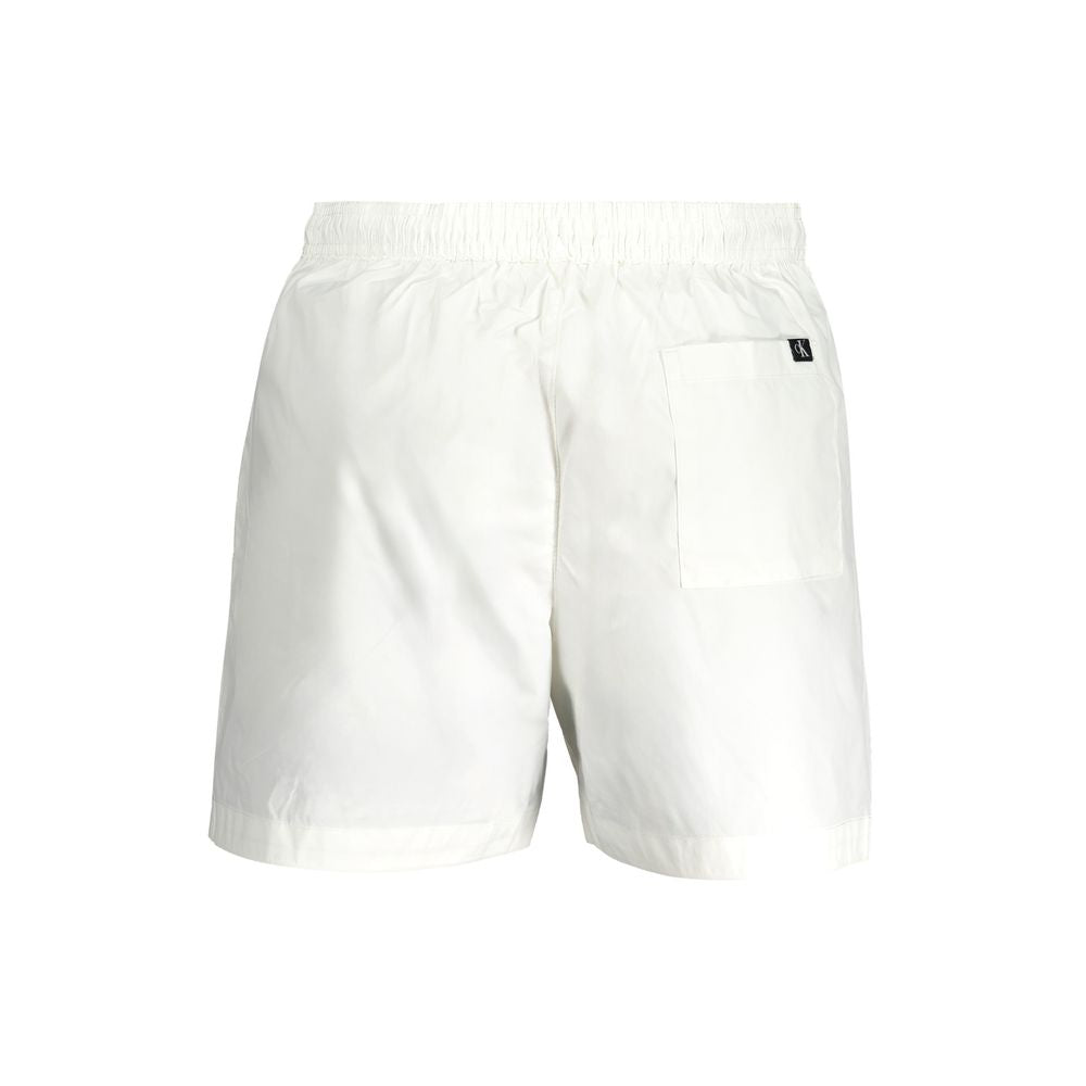 Calvin Klein Weiße Polyester-Bademode