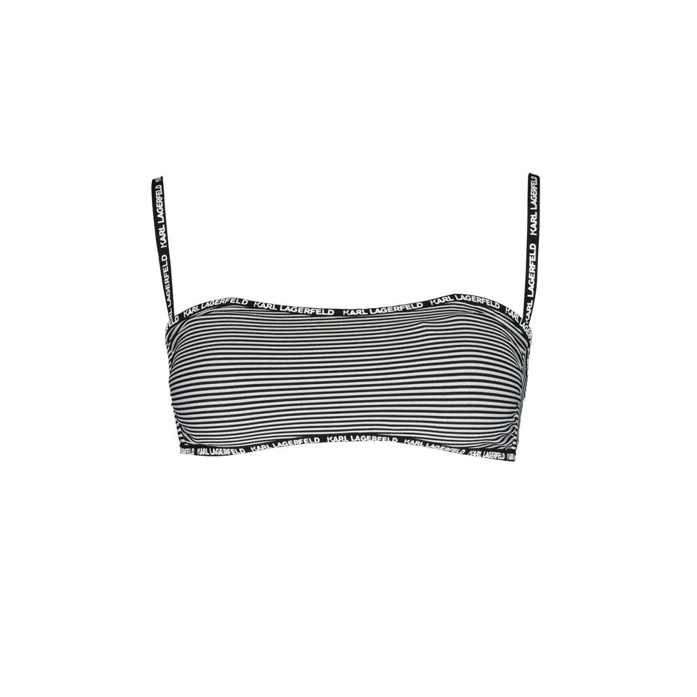 Karl Lagerfeld – Schwarze Bademode aus Elastan