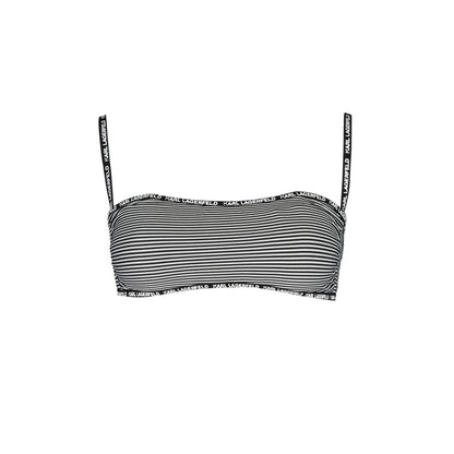 Karl Lagerfeld – Schwarze Bademode aus Elastan