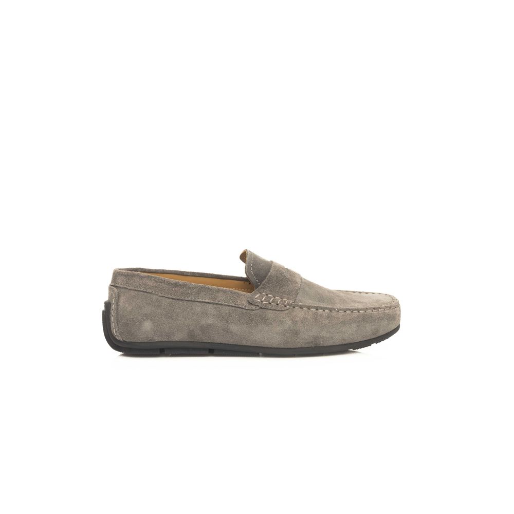 Cerruti 1881 Herren-Loafer aus grauem Rindsleder