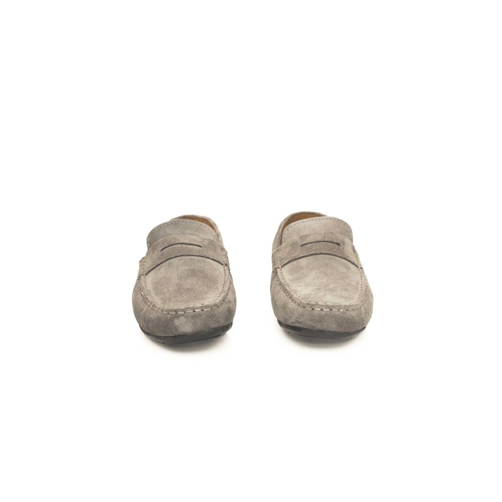 Cerruti 1881 Herren-Loafer aus grauem Rindsleder