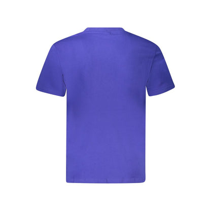 Napapijri Blue Cotton Men T-Shirt