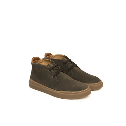 Cerruti 1881 Herrenstiefel aus grünem Rindsleder