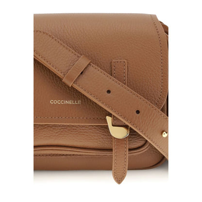 Coccinelle Schultertasche aus braunem Leder