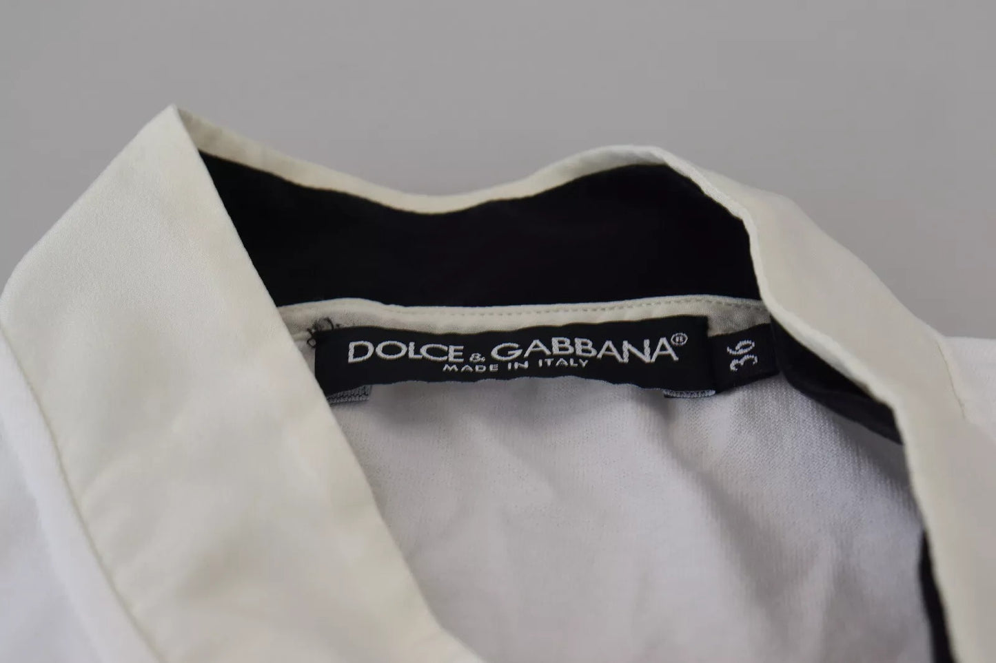 Dolce &amp; Gabbana – Weißes T-Shirt mit LOVE-Print aus Baumwolle
