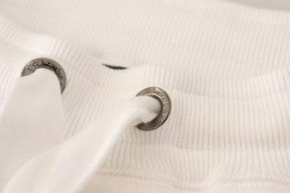 Dolce &amp; Gabbana – Jogginghose mit Logo-Patch aus weißer Baumwolle