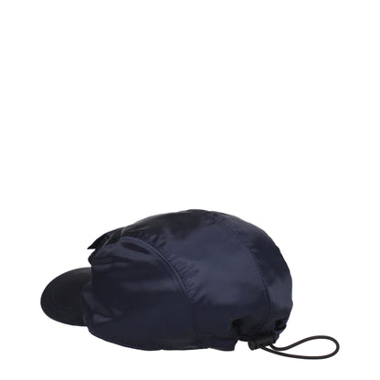 Fendi Kappe aus blauem Polyamid (Baseballkappe)