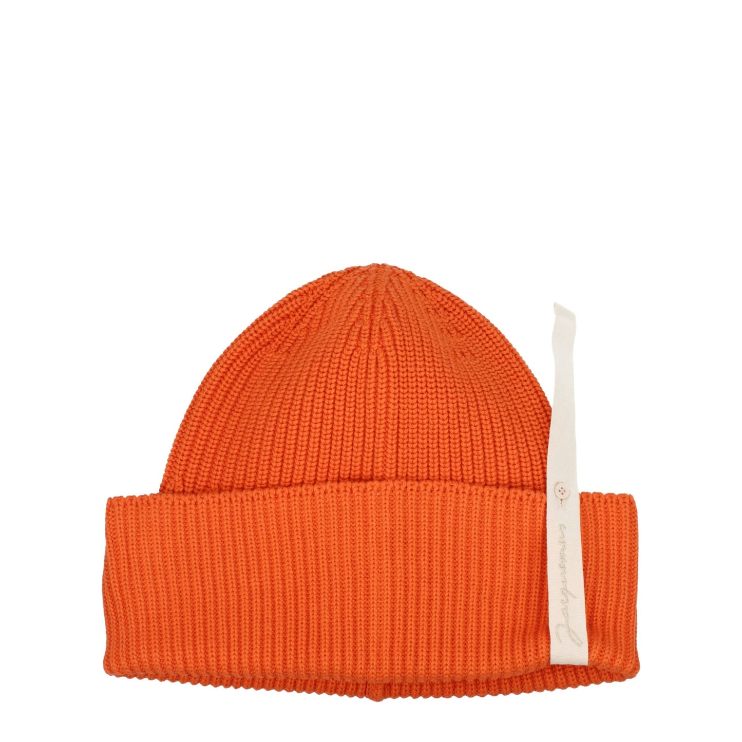 Jacquemus Orange Baumwollmütze
