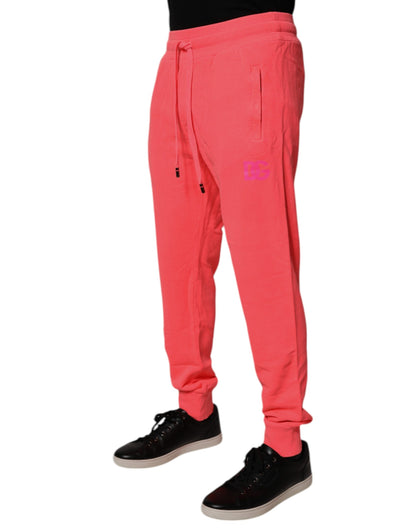 Dolce &amp; Gabbana Jogginghose aus Baumwolle in Neonrot für Herren