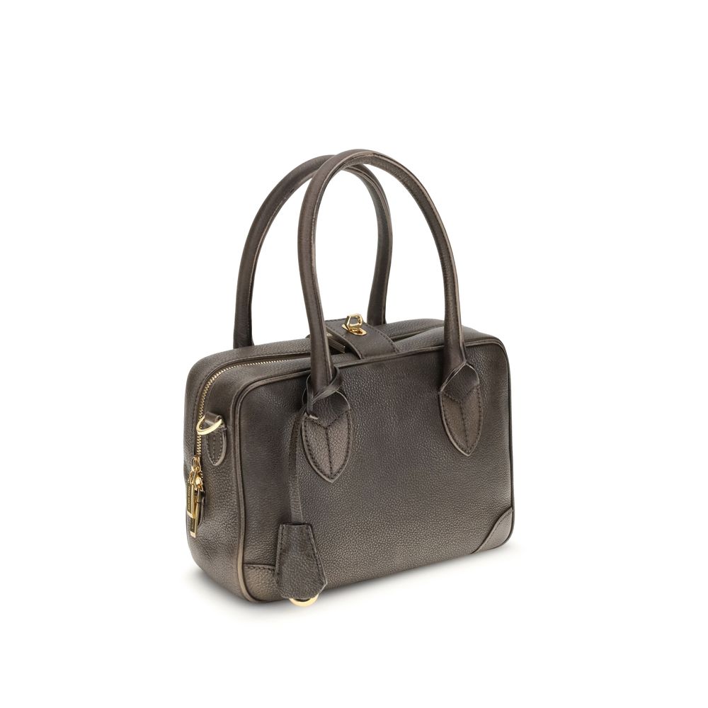 Golden Goose VITA BAG BEHANDELTES LEDERGEHÄUSE GOLD METALL