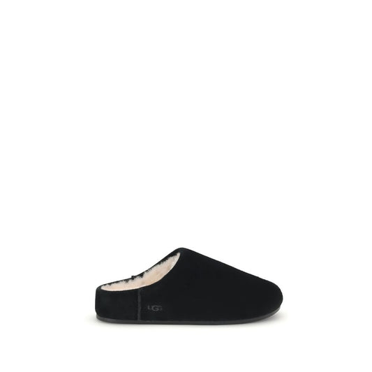 UGG Black Leather Mules