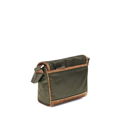 Prada – Mittelgroße Schultertasche aus Re-Nylon und Leder