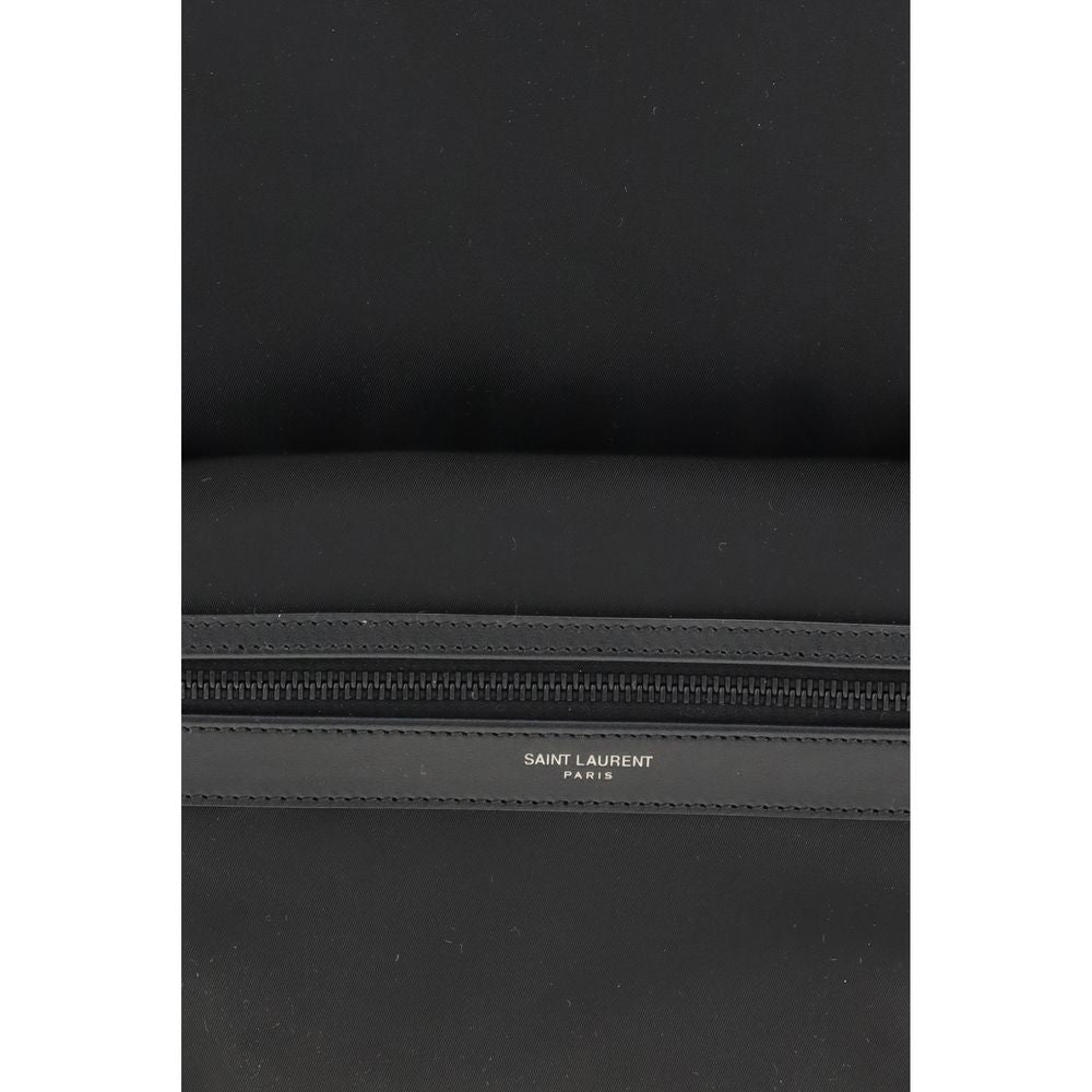 Saint Laurent Schwarzer Rucksack aus recyceltem Polyamid