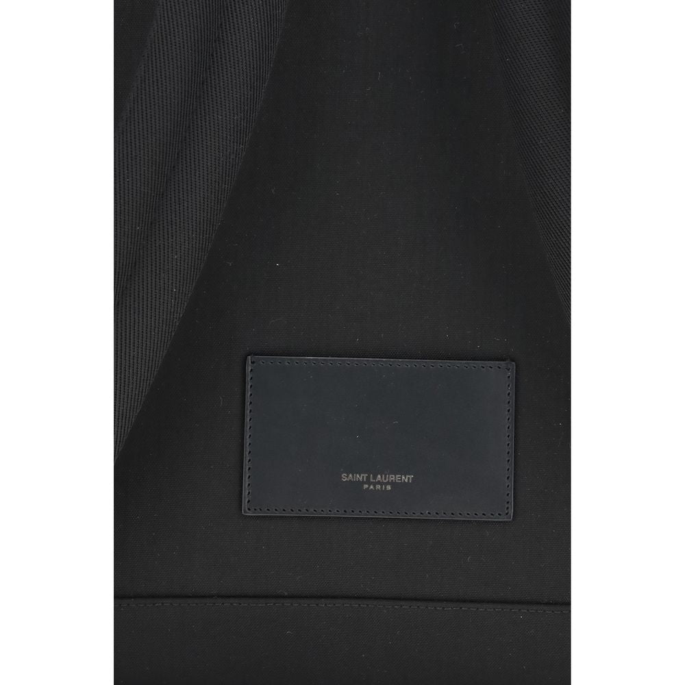Saint Laurent Schwarzer Rucksack aus recyceltem Polyamid