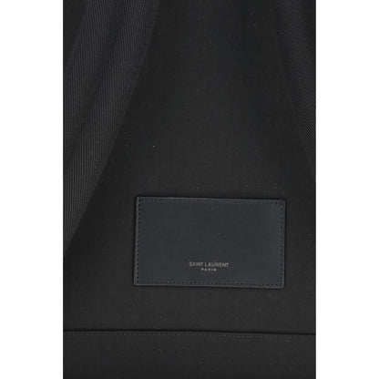 Saint Laurent Schwarzer Rucksack aus recyceltem Polyamid