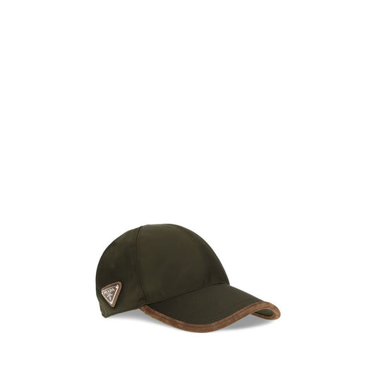 Prada Green Recycled Polyamide Cap (Baseball Hat)