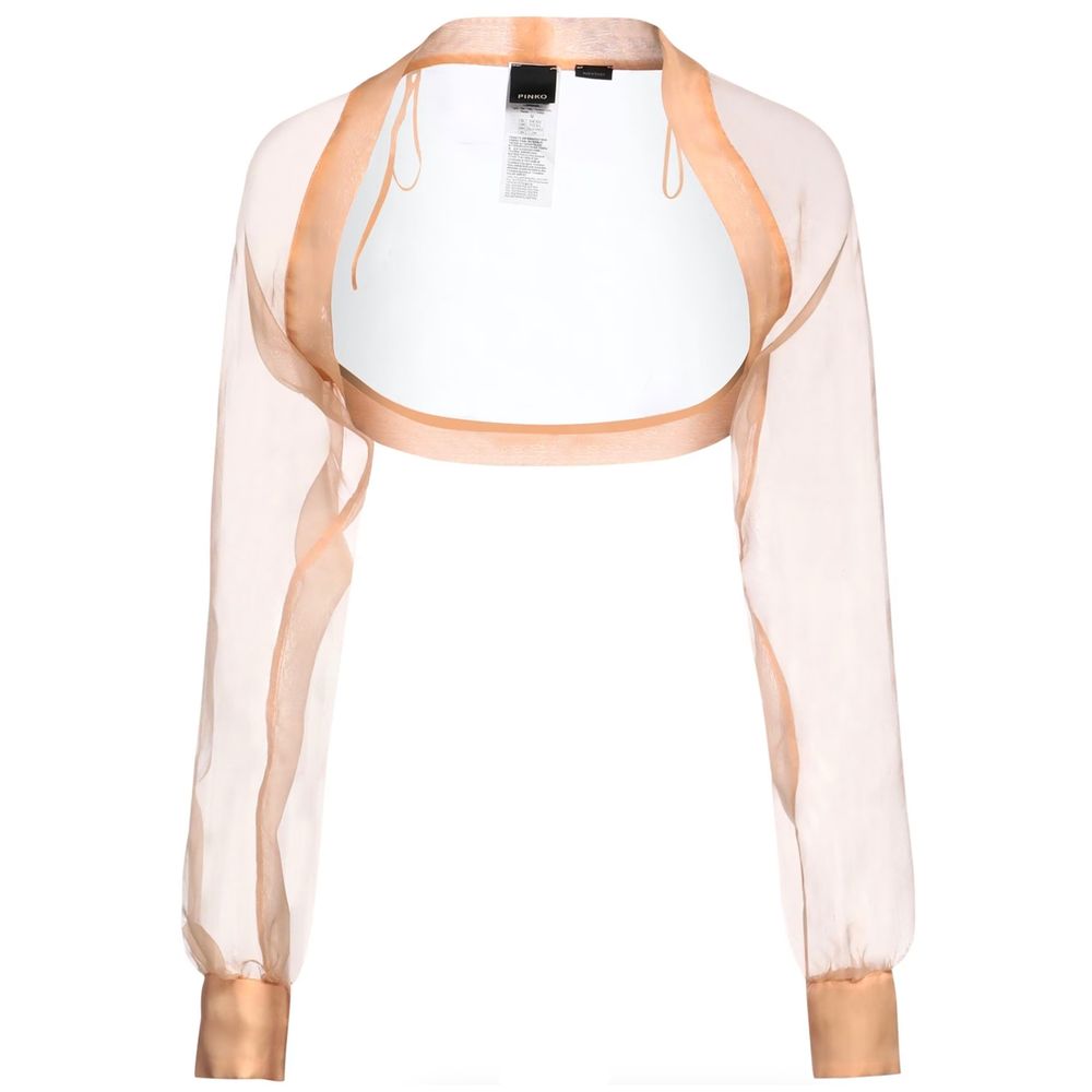 PINKO Pink Polyester Blouse