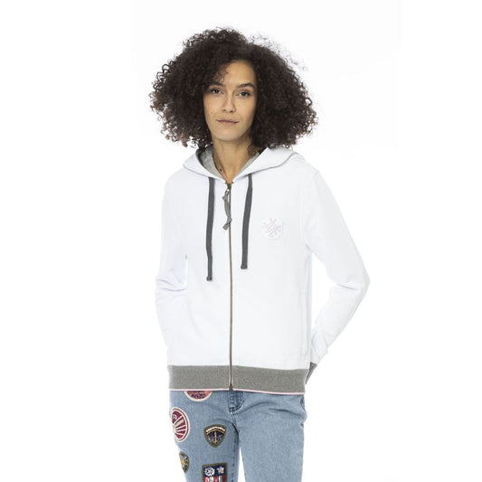 Mr&amp;Mrs Italy Weißes Baumwoll-Sweatshirt für Damen