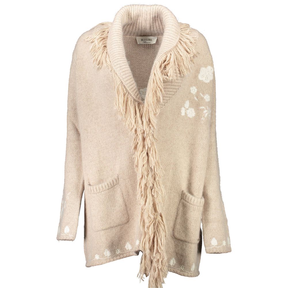 Blugirl Beige Wollpullover
