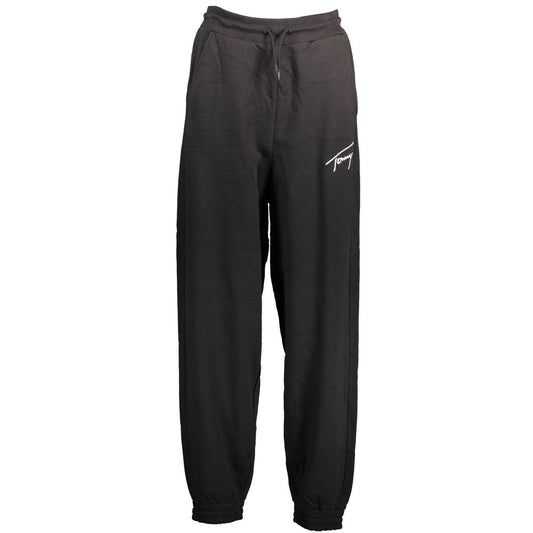 Tommy Hilfiger – Schwarze Baumwollhose