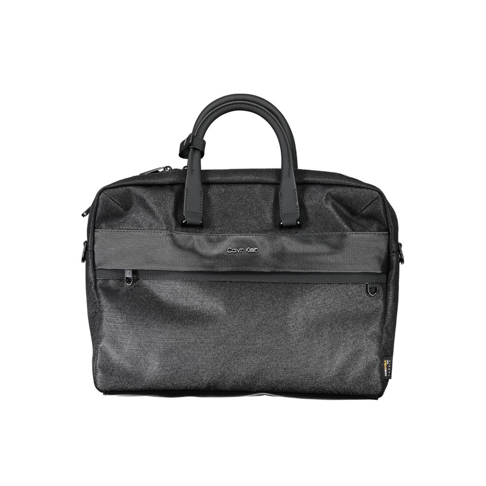 Calvin Klein Schwarze Polyester-Handtasche