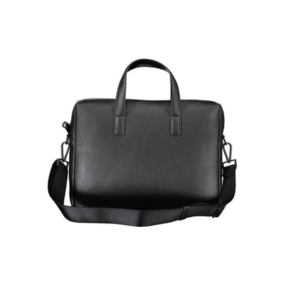 Calvin Klein Schwarze Polyester-Handtasche