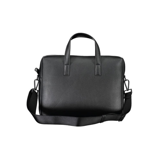 Calvin Klein Schwarze Polyester-Handtasche