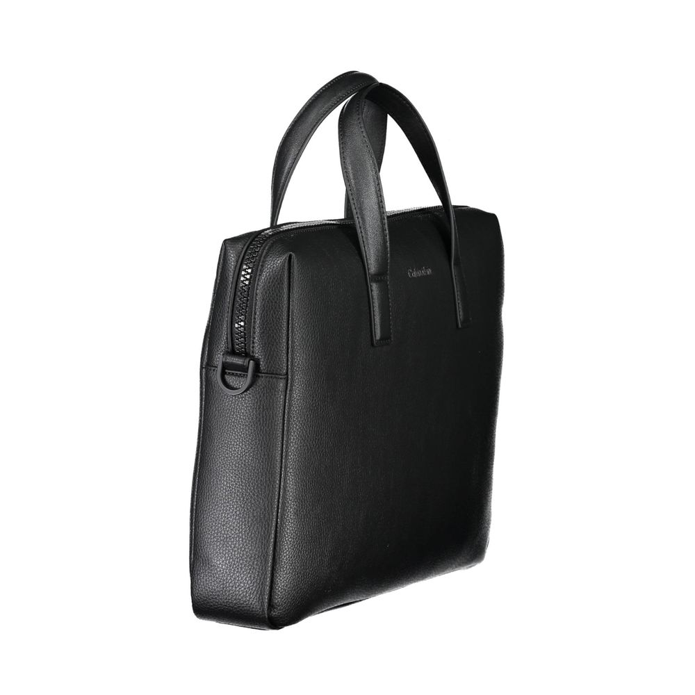 Calvin Klein Schwarze Polyester-Handtasche