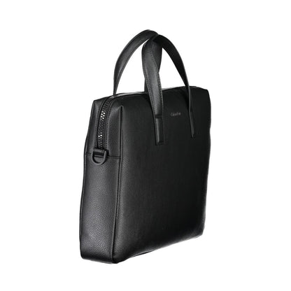 Calvin Klein Schwarze Polyester-Handtasche