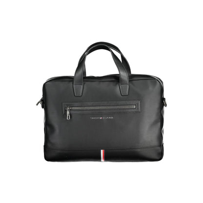 Tommy Hilfiger – Schwarze Polyethylen-Handtasche