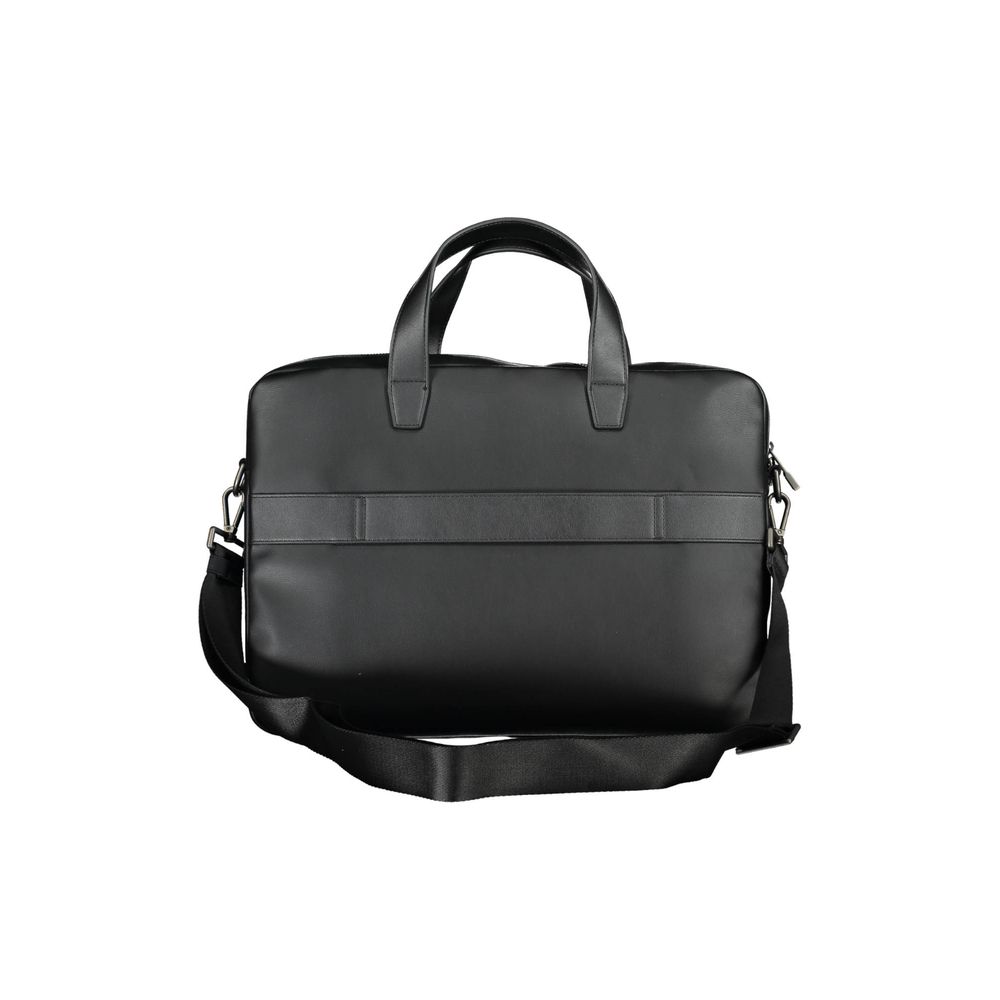 Tommy Hilfiger – Schwarze Polyethylen-Handtasche