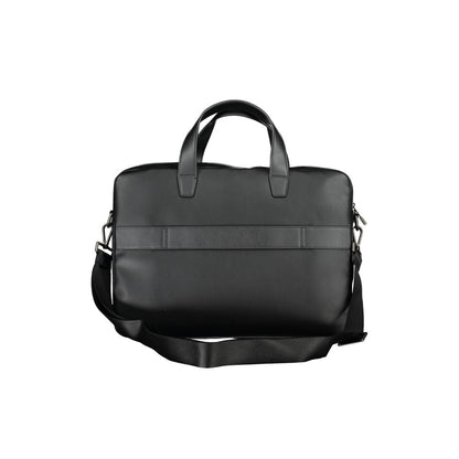 Tommy Hilfiger – Schwarze Polyethylen-Handtasche