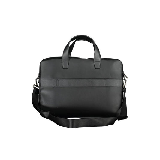 Tommy Hilfiger – Schwarze Polyethylen-Handtasche