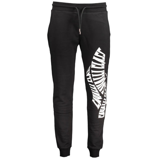 Cavalli Class Black Cotton Pant