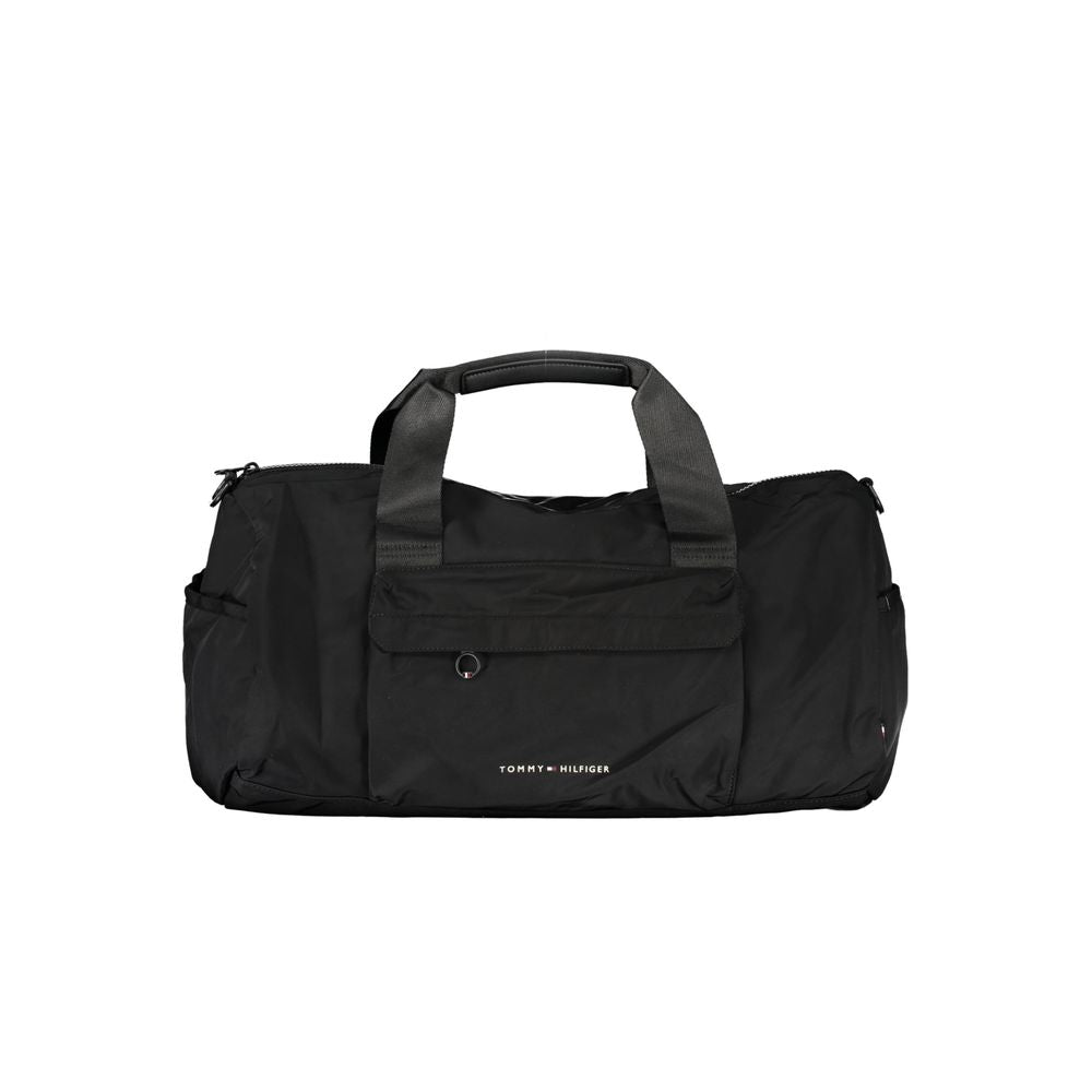 Tommy Hilfiger – Schwarze Polyester-Handtasche