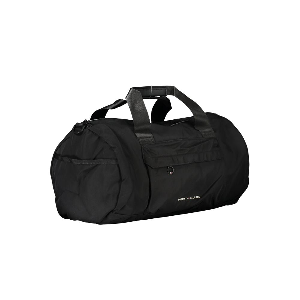 Tommy Hilfiger – Schwarze Polyester-Handtasche