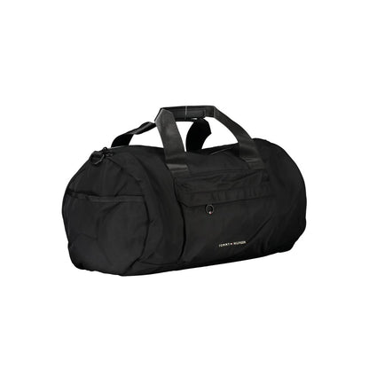 Tommy Hilfiger – Schwarze Polyester-Handtasche