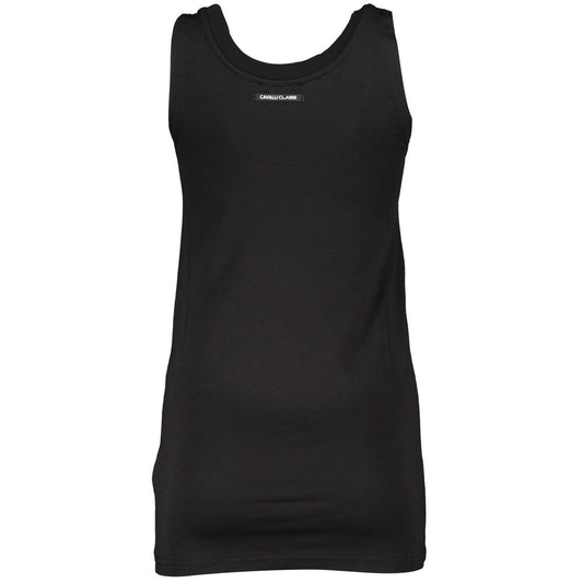 Cavalli Class – Schwarzes Baumwoll-Tanktop